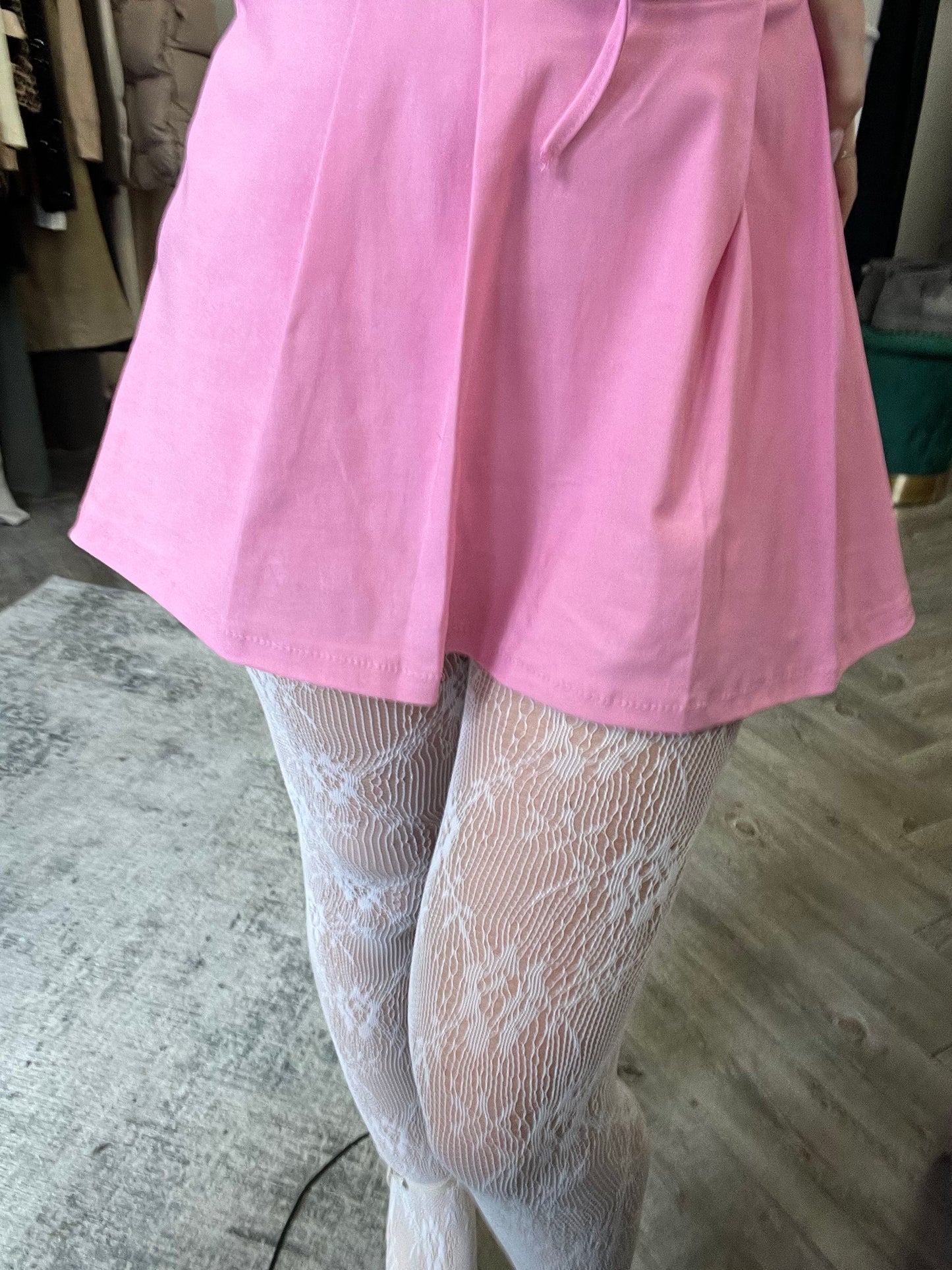 Collant pizzo bianca
