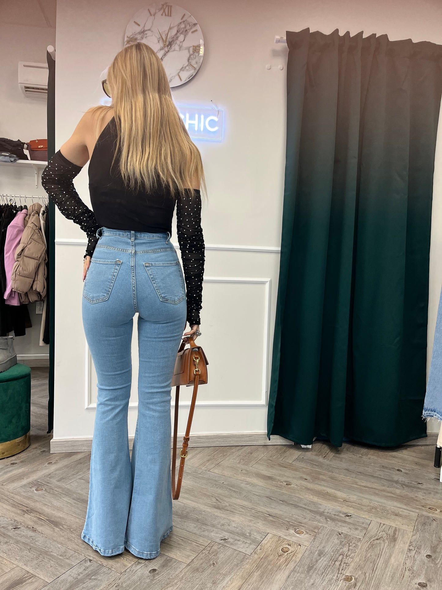 Jeans a zampa Clotilde