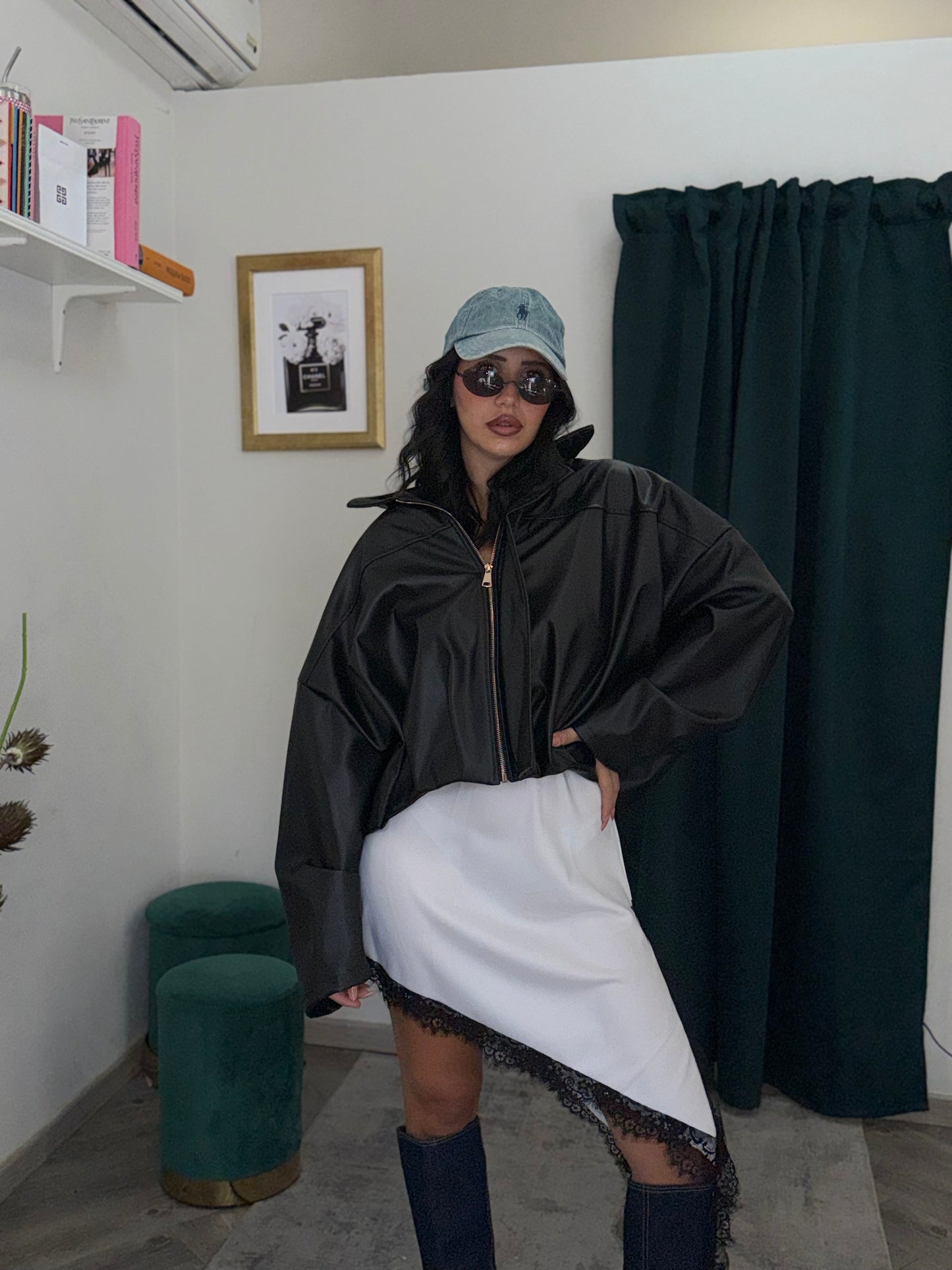Giacca ecopelle Swag