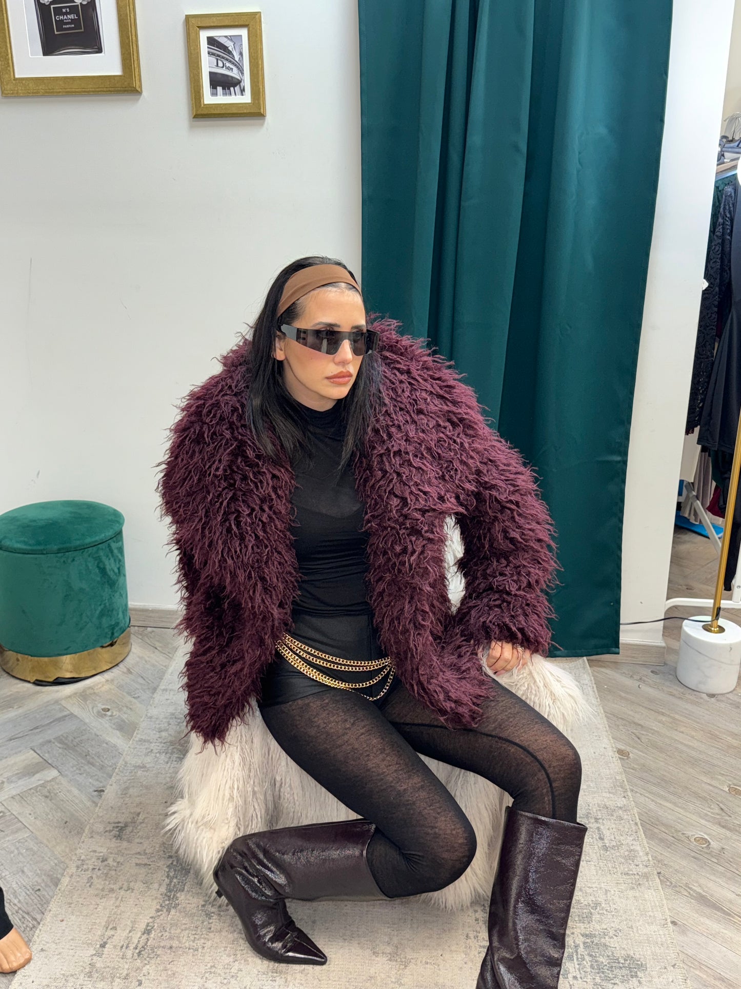 Leggins misto cashmere black