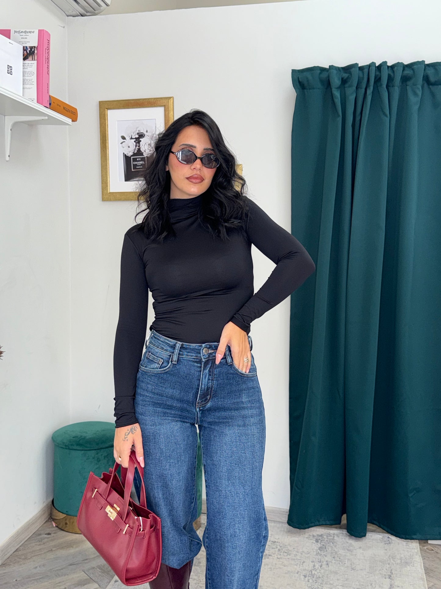 Maglia salva look black