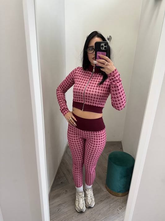 New coordset comfy pink/bordeaux