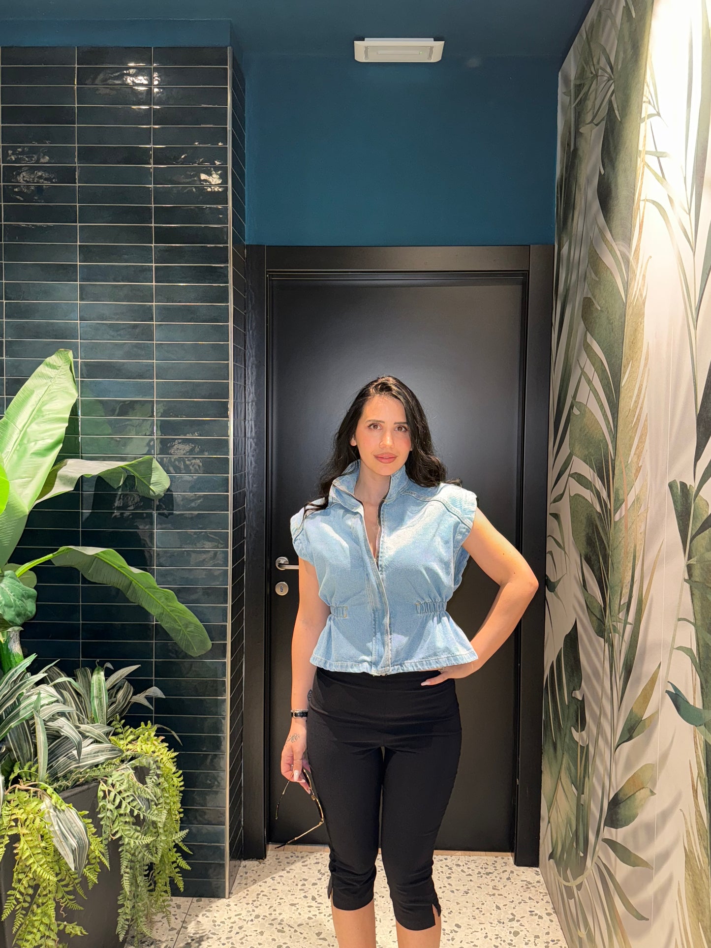 Gilet jeans just west