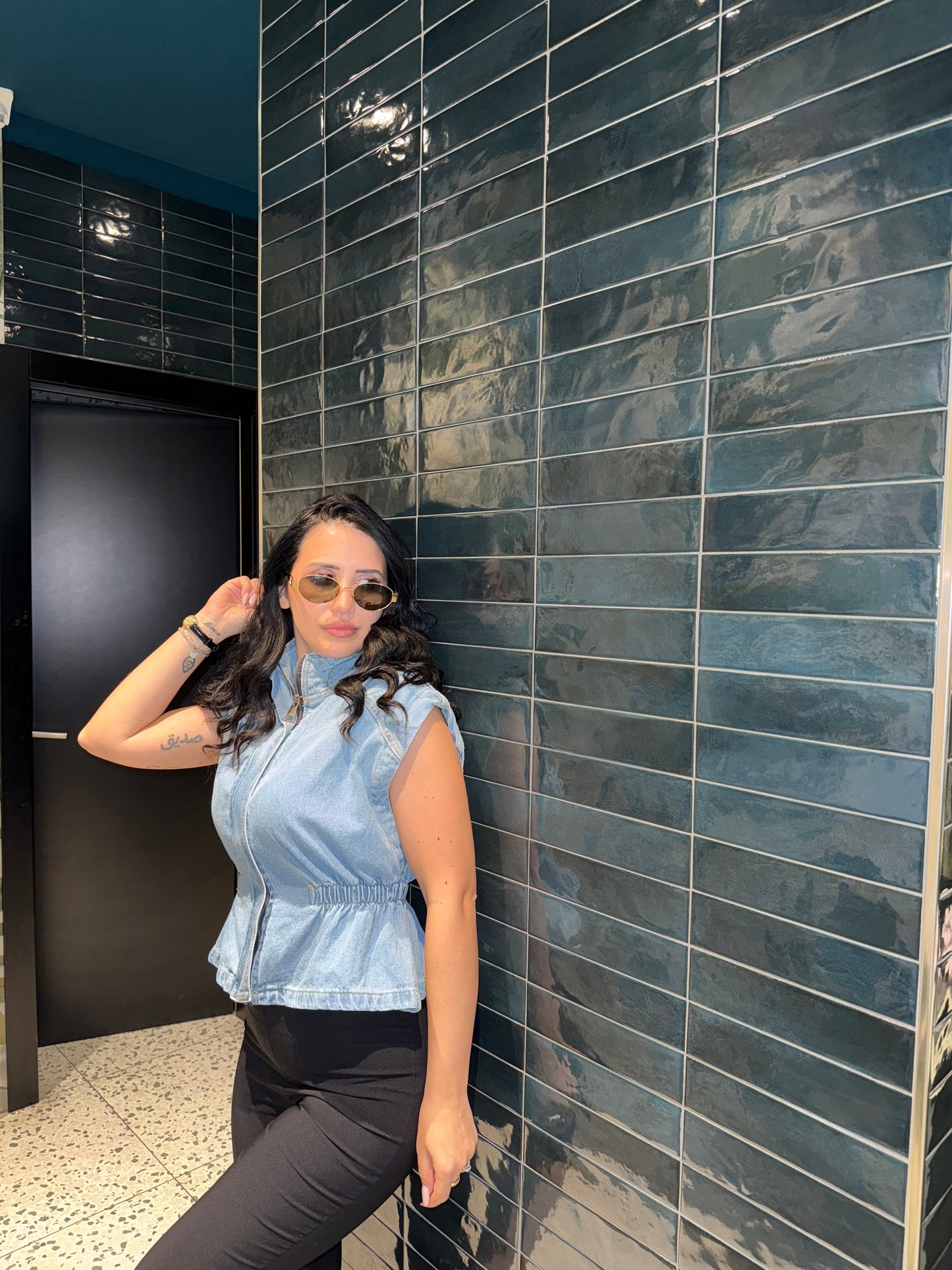 Gilet jeans just west