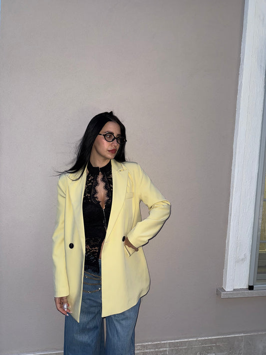 Giacca just west yellow soft