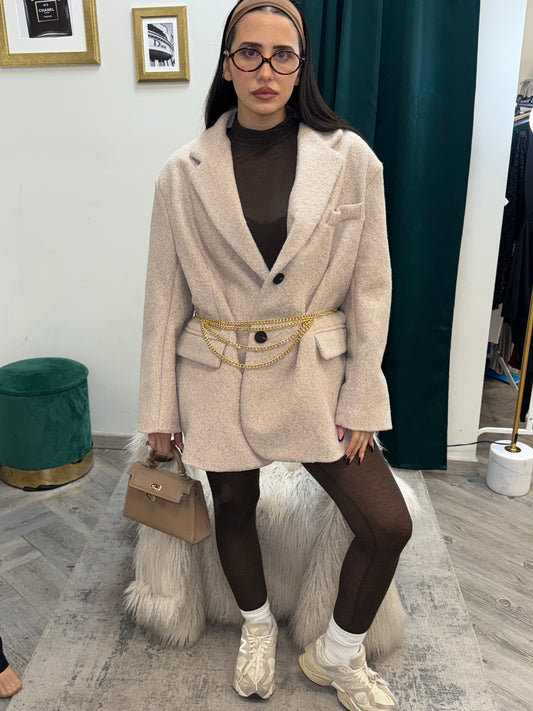 Leggins misto cashmere brown